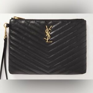 Ysl Saint Laurent CASSANDRE MATELASSÉ A5 POUCH IN LEATHER Bag